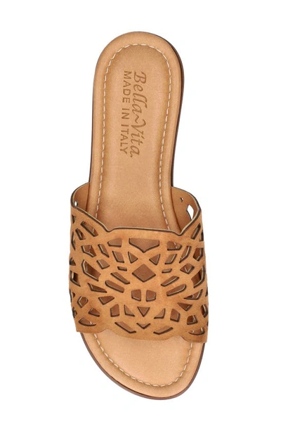Bella Vita Women's Italy Cas-italy Italy Slide Sandals In Whiskey Italian Leather