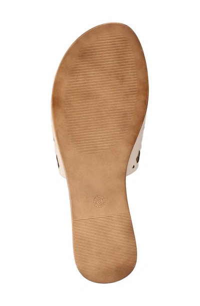 Bella Vita Women's Italy Cas-italy Italy Slide Sandals In Stone Italian Leather