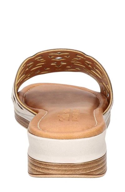 Bella Vita Women's Italy Cas-italy Italy Slide Sandals In Stone Italian Leather