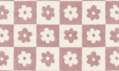 Shop Slowtide Gigi Floral Cotton Hand Towel In Ube
