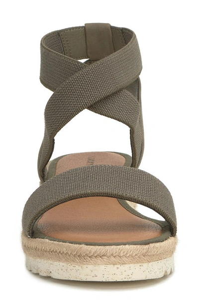Shop Lucky Brand Thimba Ankle Wrap Espadrille Sandal In Canteen Linels