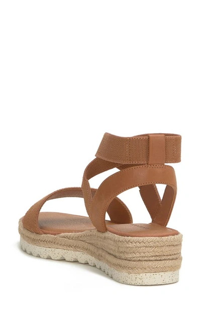 Shop Lucky Brand Thimba Ankle Wrap Espadrille Sandal In Sunburn Linels