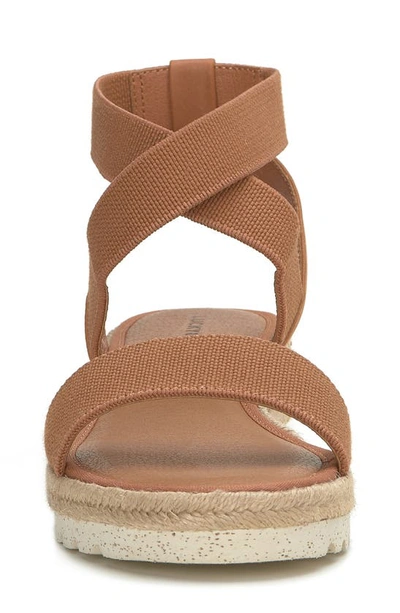 Shop Lucky Brand Thimba Ankle Wrap Espadrille Sandal In Sunburn Linels