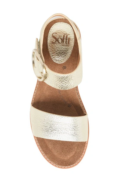 Söfft Bali Sandal In Platino