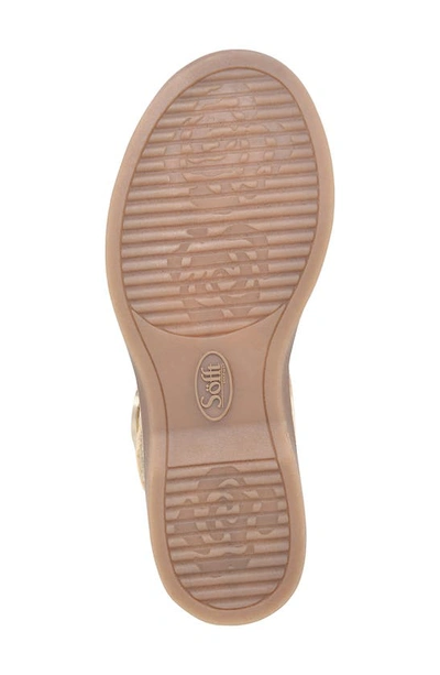 Söfft Bali Sandal In Platino