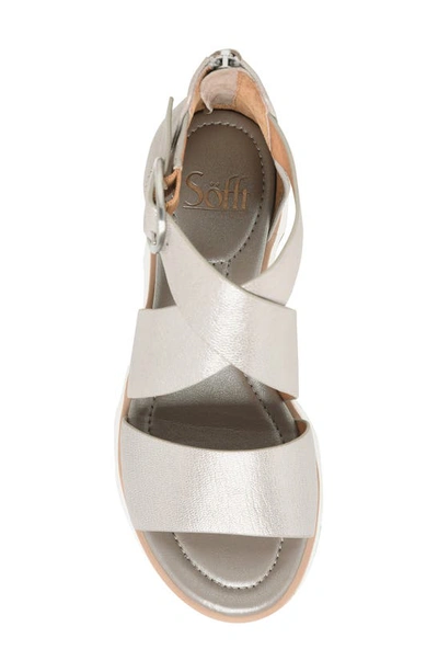 Shop Söfft Mackenna Sandal In Silver