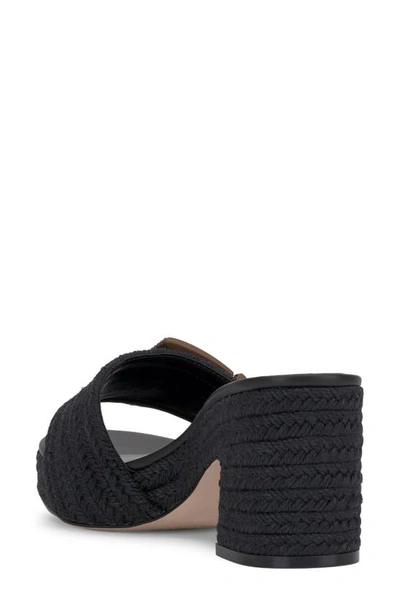 Shop Jessica Simpson Peccio Espadrille Platform Slide Sandal In Black