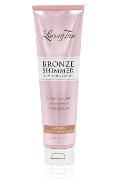 Shop Loving Tan Bronzer Shimmer Luminous Cream, 4 oz In Medium