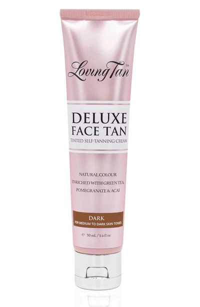 Loving Tan Deluxe Face Tan Tinted Self-tanning Cream In Dark