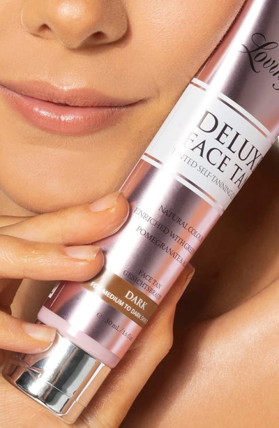 Loving Tan Deluxe Face Tan Tinted Self-tanning Cream In Dark