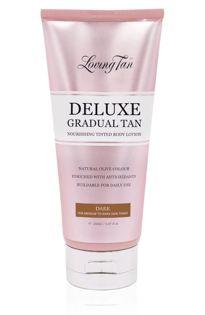 Shop Loving Tan Deluxe Gradual Tan Nourishing Tinted Body Lotion, 5.07 oz In Dark