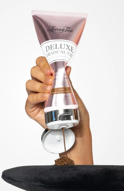Loving Tan Deluxe Gradual Tan Nourishing Tinted Body Lotion In Dark