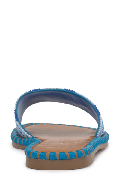 Shop Jessica Simpson Bibiani Slide Sandal In Atlantic Blue