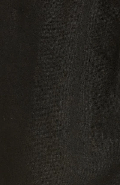 Vitamin A Tallows Linen Cover-up Shorts In Eco Linen Black