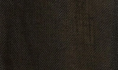Vitamin A Playa Pocket Linen Cover-up Button-up Shirt In Black Eco Linen