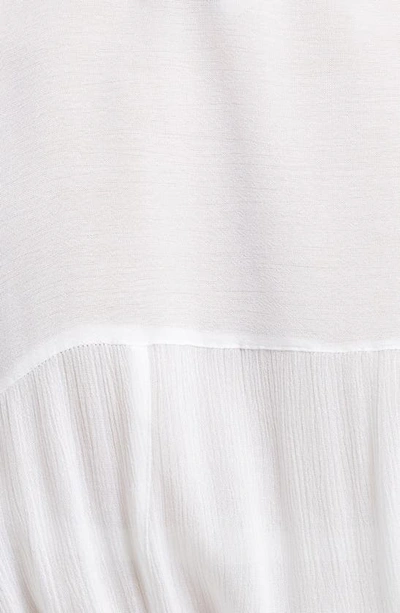 Elan Long Sleeve Shirtdress In White