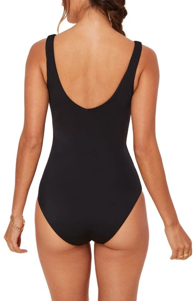 Shop Andie The Bonita One-piece Swimsuit In Black
