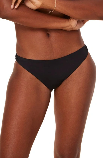 Shop Andie Bonita Bikini Bottoms In Black