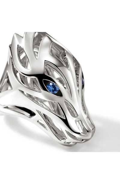 Shop John Hardy Naga Ring In Silver