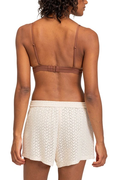 Roxy Sunset Riders Cover-up Shorts In Tapioca