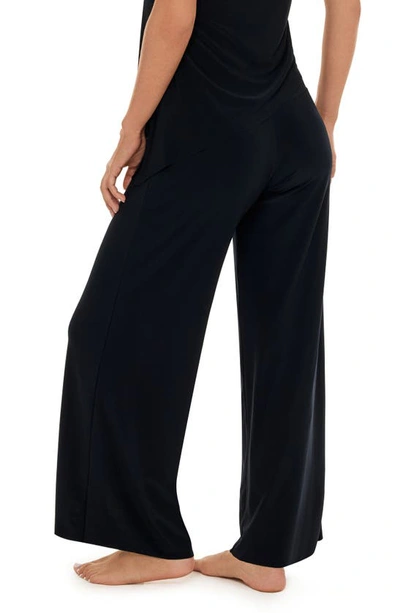 Shop Magicsuit Matte Jersey Cover-up Pants In Black