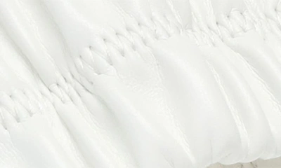 Shop Anne Klein Ginny Wedge Sandal In Whitr Elastic/ White Smooth