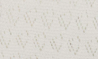 Shop Capittana Kaia Openwork Crochet Cover-up Miniskirt In Ivory