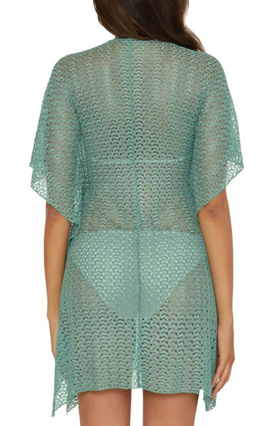 Shop Becca Golden Lace Cover-up Tunic In Mineral