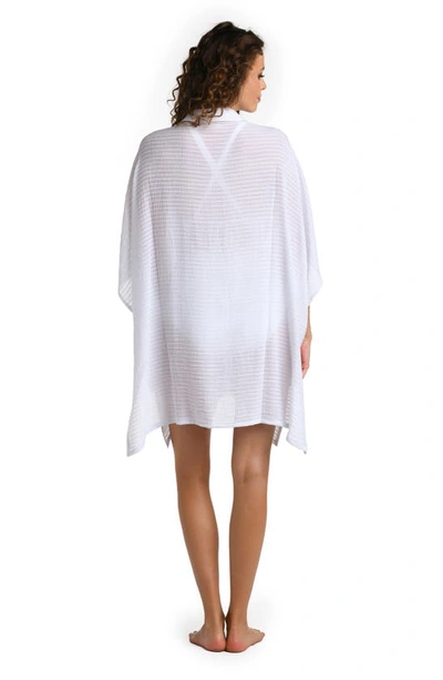 Shop La Blanca Convertible Cover-up Shirtdress In White