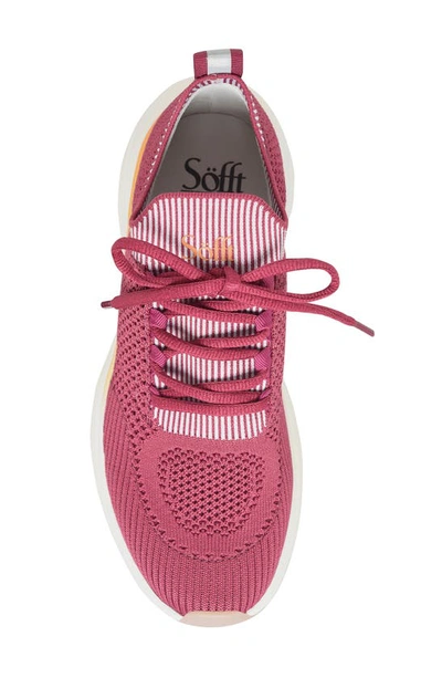 Söfft Trudy Sneaker In Raspberry