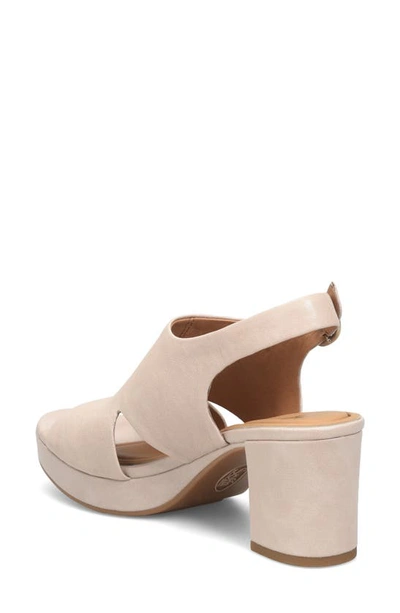 Söfft Liv Slingback Platform Sandal In Tapioca