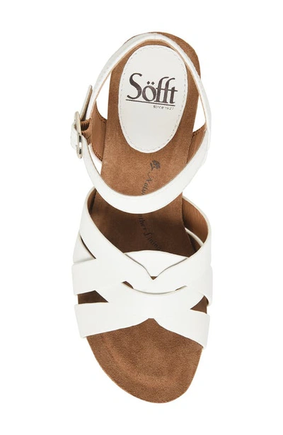 Shop Söfft Carlana Wedge Sandal In White