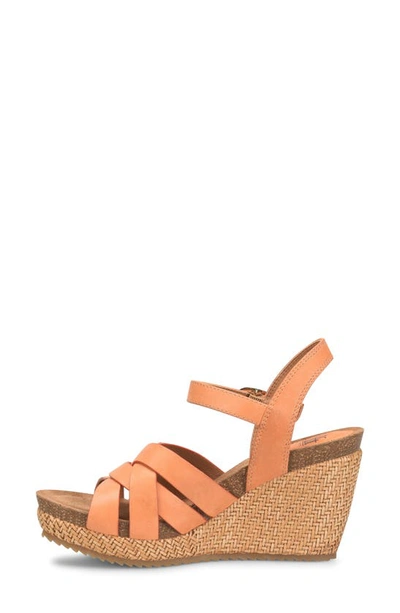 Shop Söfft Carlana Wedge Sandal In Orange