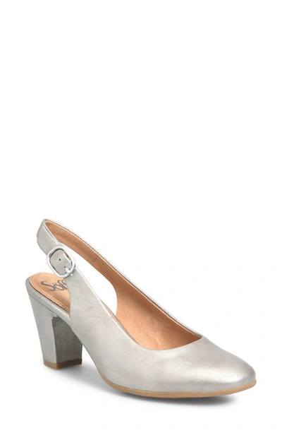 Shop Söfft Lilly Slingback Pump In Pewter