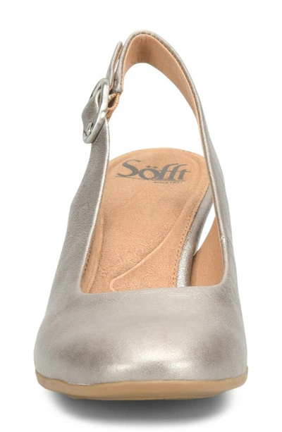 Shop Söfft Lilly Slingback Pump In Pewter