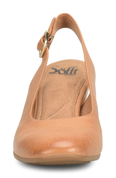 Shop Söfft Lilly Slingback Pump In Caramel