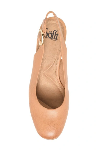 Shop Söfft Lilly Slingback Pump In Caramel