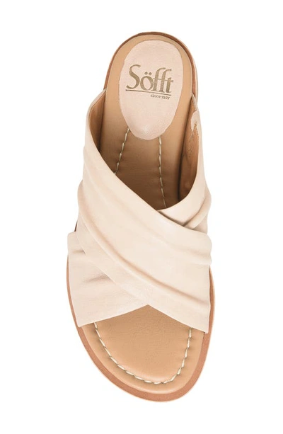 Shop Söfft Fallon Slide Sandal In Tapioca