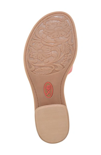 Shop Söfft Faxyn Ankle Strap Sandal In Coral