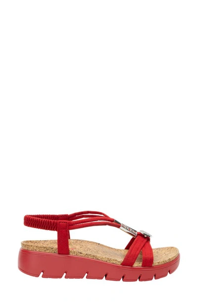 Alegria By Pg Lite Roz Sandal In True Red