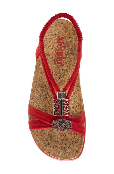 Alegria By Pg Lite Roz Sandal In True Red