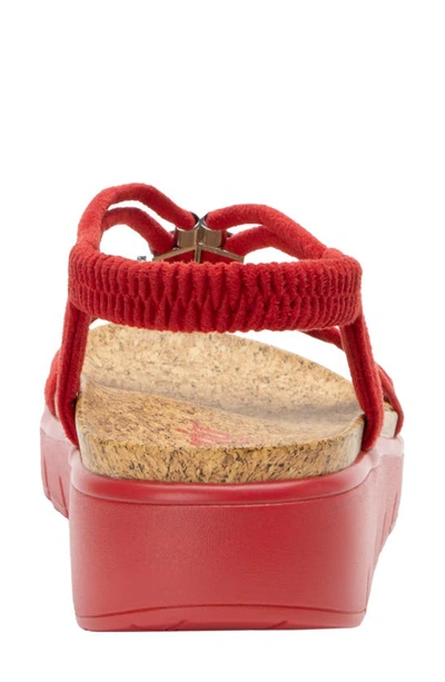 Alegria By Pg Lite Roz Sandal In True Red