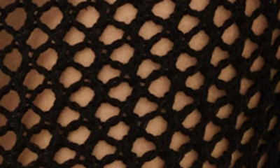 Shop Beach Riot Deborah Sheer Open Stitch Cover-up Skirt In Black