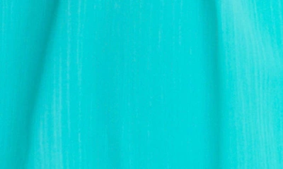 Shop Bleu By Rod Beattie Gypset Pompom Sheer Cover-up Caftan In Bora Bleu