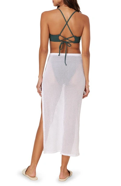 Shop Andie The Matira Cover-up Skirt In White