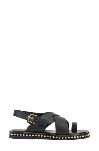 Vince Camuto Ciela Toe Loop Sandal In Black