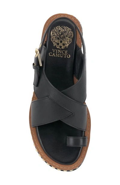 Vince Camuto Ciela Toe Loop Sandal In Black