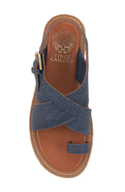Vince Camuto Ciela Toe Loop Sandal In Elemental Blue