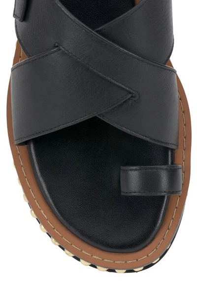 Vince Camuto Ciela Toe Loop Sandal In Black