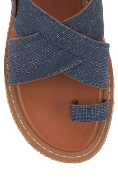 Vince Camuto Ciela Toe Loop Sandal In Elemental Blue